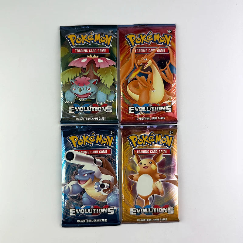 10/20Pcs Pokemon Cards Sun & Moon Evolutions Prismatic Pokemon Booster Collectible Tradeiner Card Game Toy For Children Gifts