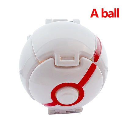 Random 7CM Pokeball Pokemon big ball Anime action figure Pikachu Litten Psyduck Squirtle Bulbasaur Go Toy boy kid Birthday Gift