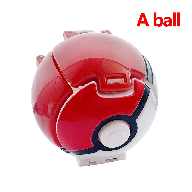 Random 7CM Pokeball Pokemon big ball Anime action figure Pikachu Litten Psyduck Squirtle Bulbasaur Go Toy boy kid Birthday Gift