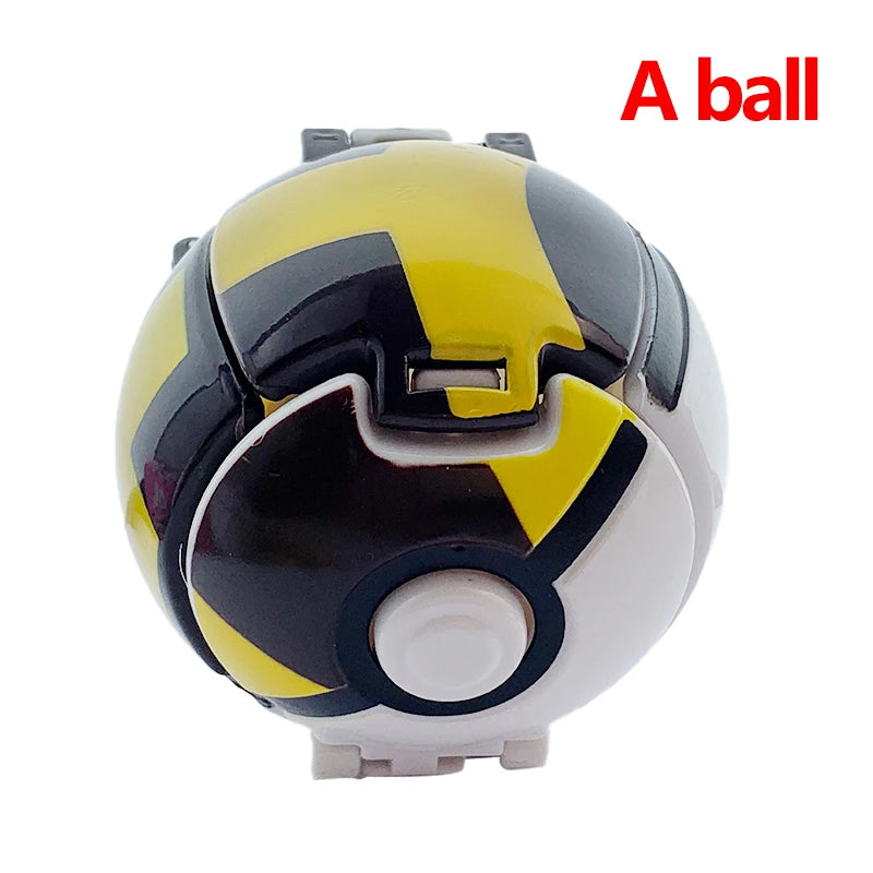Random 7CM Pokeball Pokemon big ball Anime action figure Pikachu Litten Psyduck Squirtle Bulbasaur Go Toy boy kid Birthday Gift