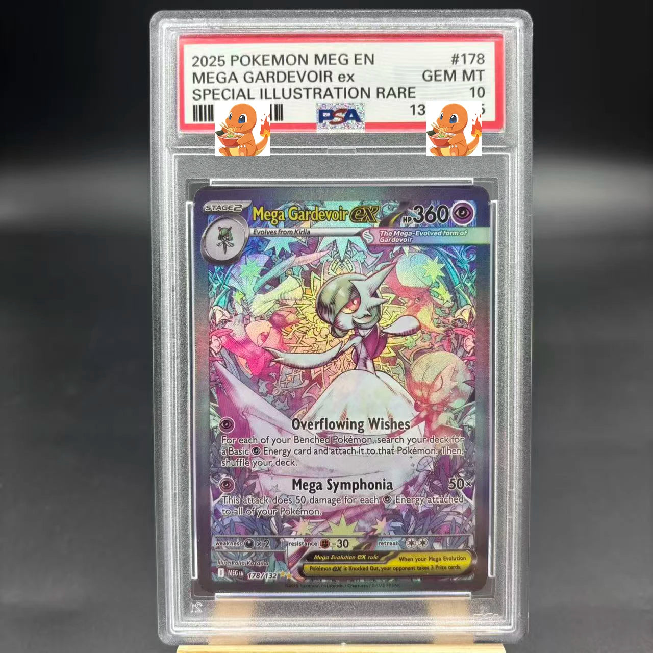 Diy 1pcs/set Pokemon PTCG PSA Pikachu Sableye&Tyranitar Ex Self Control Collect Signature Trading Flash Card Anime Cartoon Gift