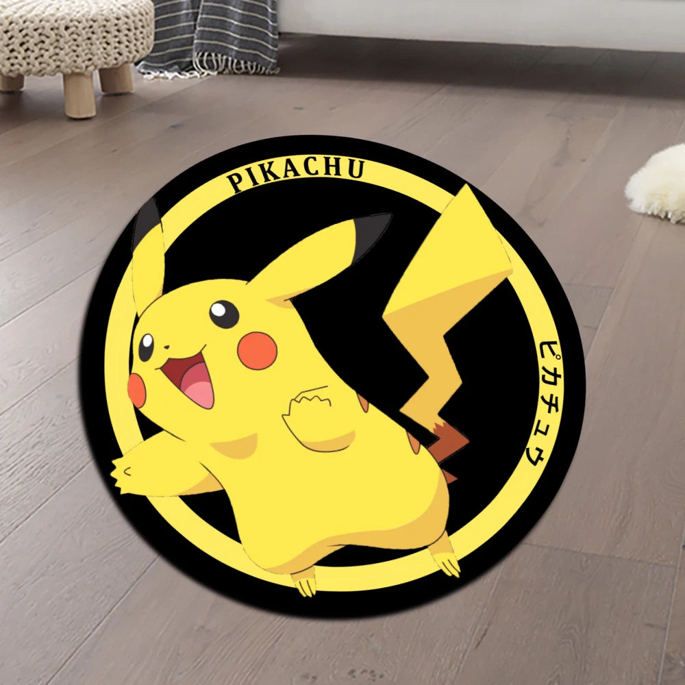 Area Rug Anime Pokémon Venusaur Greninja Charizard Pikachu Sylveon Charmander Customize Printed Carpet for Home Decor