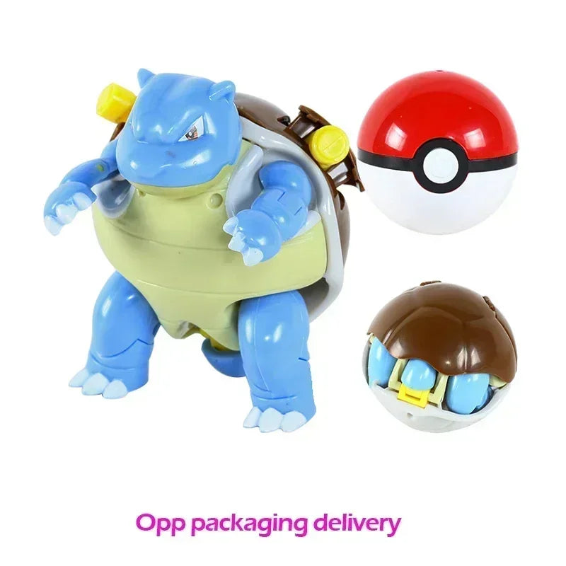 Genuine Pokemon Figure Ball Action Toy Mewtwo Venusaur Charizard Solgaleo Eevee Mewtwo Pikachu Box Pokeball Poke Ball Kids Gift