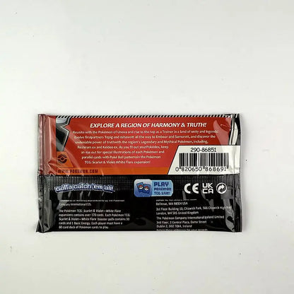 10/20Pcs English Black Bolt White Flare Pokemon Card classics Booster pokemon cards Battle Transaction Gifts