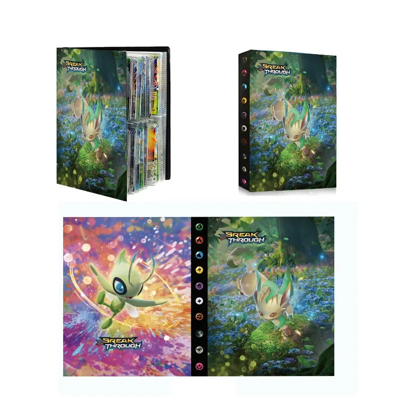 2024 Charizard Mewtwo Holder Binder Collections Folder Anime Card Protector Notebook for Pokemones Album 240/540Pcs Card Book
