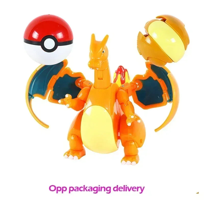 Genuine Pokemon Figure Ball Action Toy Mewtwo Venusaur Charizard Solgaleo Eevee Mewtwo Pikachu Box Pokeball Poke Ball Kids Gift