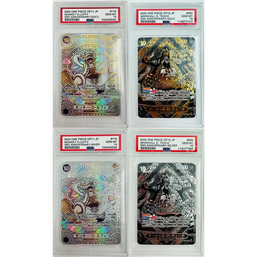OPCG Nika Luffy Teach PSA 10 OP11-12 DIY Toys Hobbies Hobby Collectibles Game Collection Anime Cards