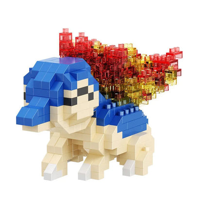 Pokemon building blocks mini small micro deform construction bricks nano Toy pikahcu Charmander Togepi children kids boy Game