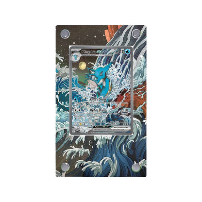 Entei Gastly Psyduck Dragonite Pokemon Acrylic Extended Painting Stuck Brick Anime Classics Game Collection Card Display Stand