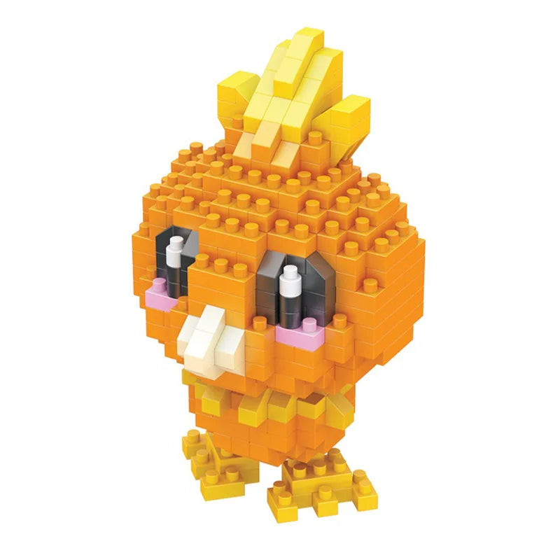 Pokemon building blocks mini small micro deform construction bricks nano Toy pikahcu Charmander Togepi children kids boy Game