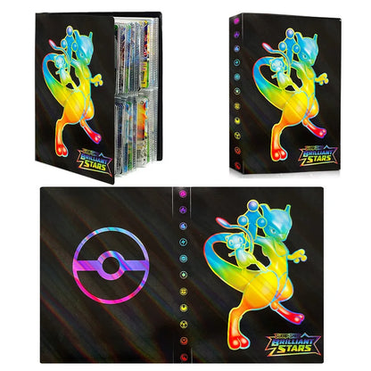 2024 Charizard Mewtwo Holder Binder Collections Folder Anime Card Protector Notebook for Pokemones Album 240/540Pcs Card Book