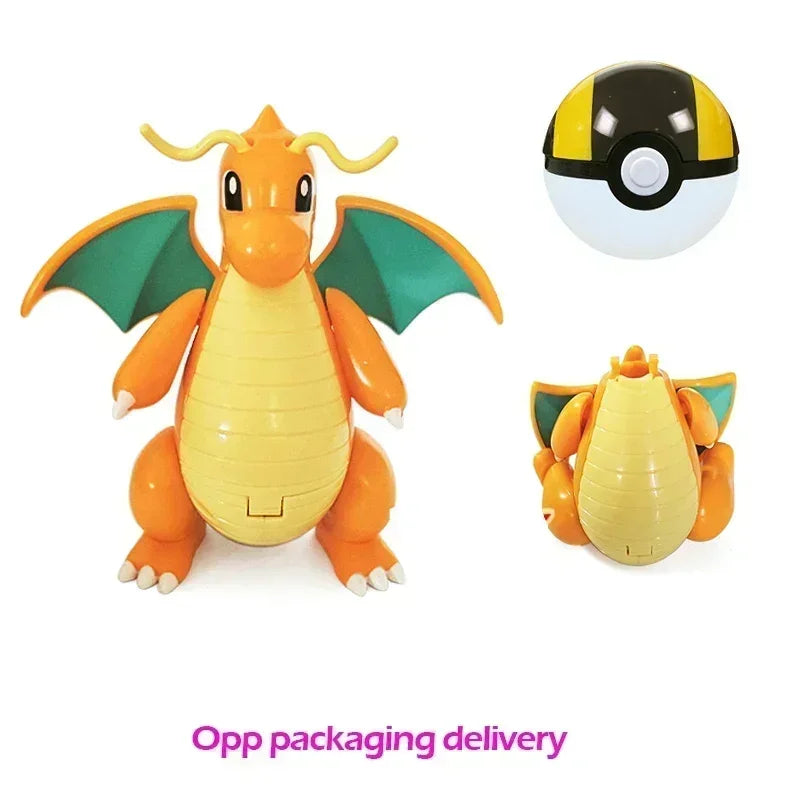 Genuine Pokemon Figure Ball Action Toy Mewtwo Venusaur Charizard Solgaleo Eevee Mewtwo Pikachu Box Pokeball Poke Ball Kids Gift