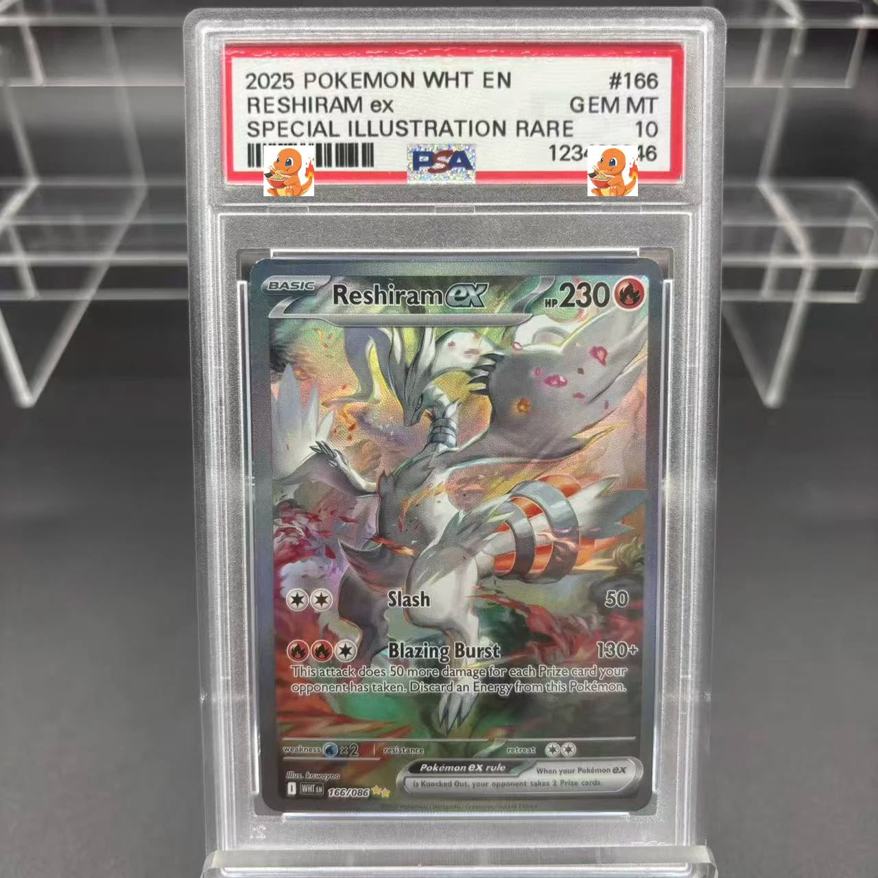 diy 1pcs pokemon PTCG PSA Jolteon Zekrom ex Shining Celebi Self Control Collect Signature Trading Flash Card Anime Cartoon Gift