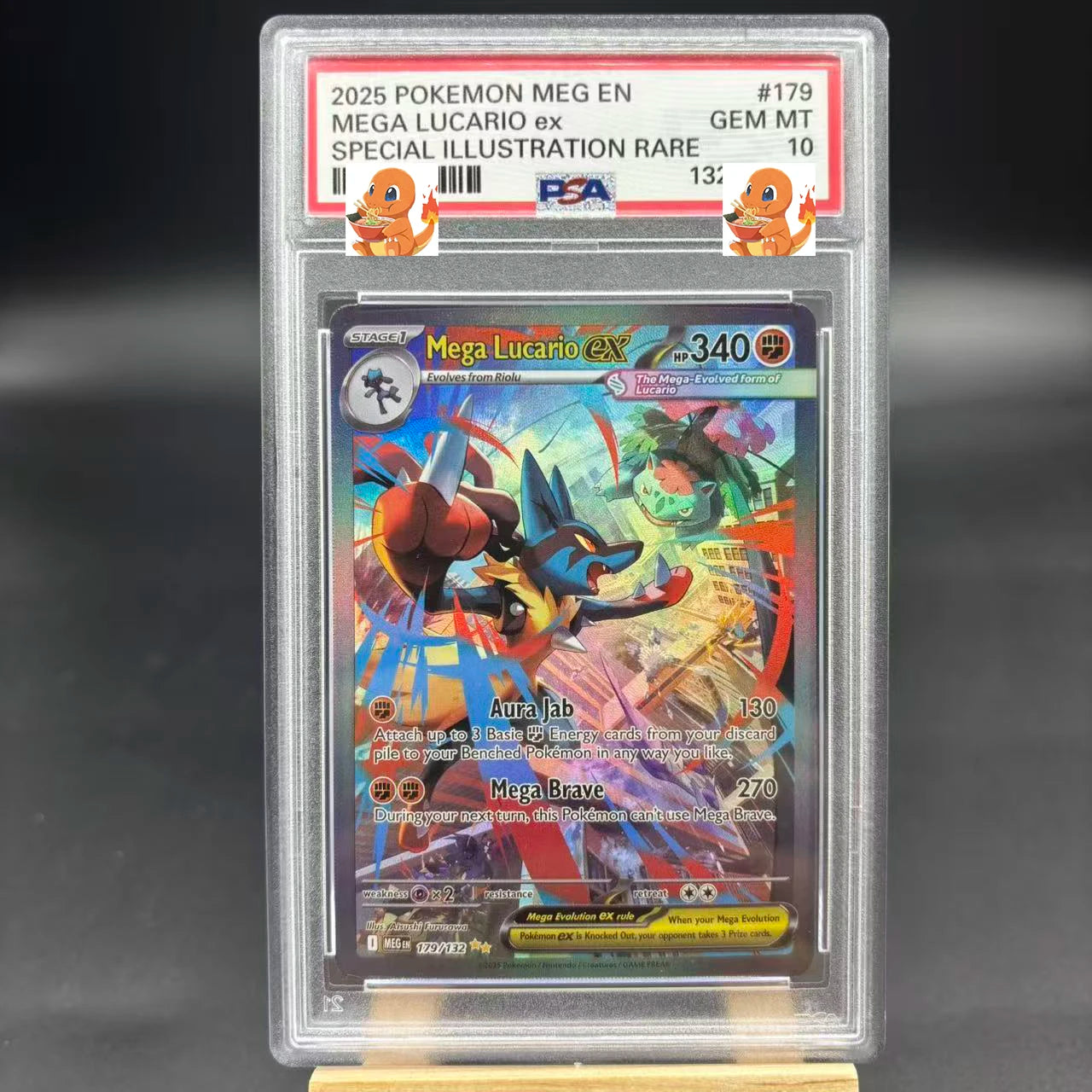 Diy 1pcs/set Pokemon PTCG PSA Pikachu Sableye&Tyranitar Ex Self Control Collect Signature Trading Flash Card Anime Cartoon Gift