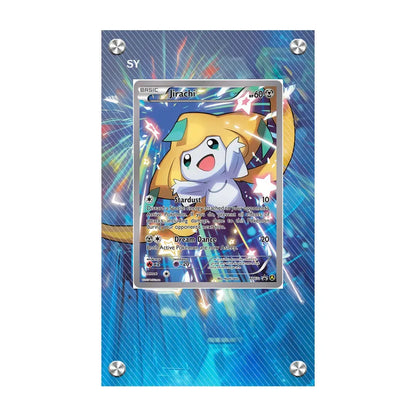 Pokemon Zekrom Reshiram Salamence Sv8 Milotic Durant Ceruledge Mew Extended Artwork Display Case Card Extended Art Stuck Brick