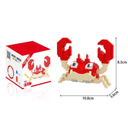 Pokemon building blocks mini small micro deform construction bricks nano Toy pikahcu Charmander Togepi children kids boy Game