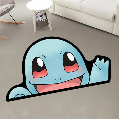 Area Rug Anime Pokémon Venusaur Greninja Charizard Pikachu Sylveon Charmander Customize Printed Carpet for Home Decor