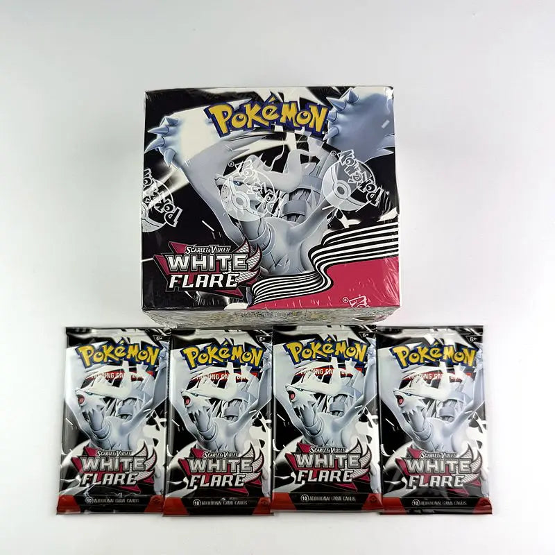 10/20Pcs English Black Bolt White Flare Pokemon Card classics Booster pokemon cards Battle Transaction Gifts