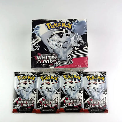 10/20Pcs English Black Bolt White Flare Pokemon Card classics Booster pokemon cards Battle Transaction Gifts