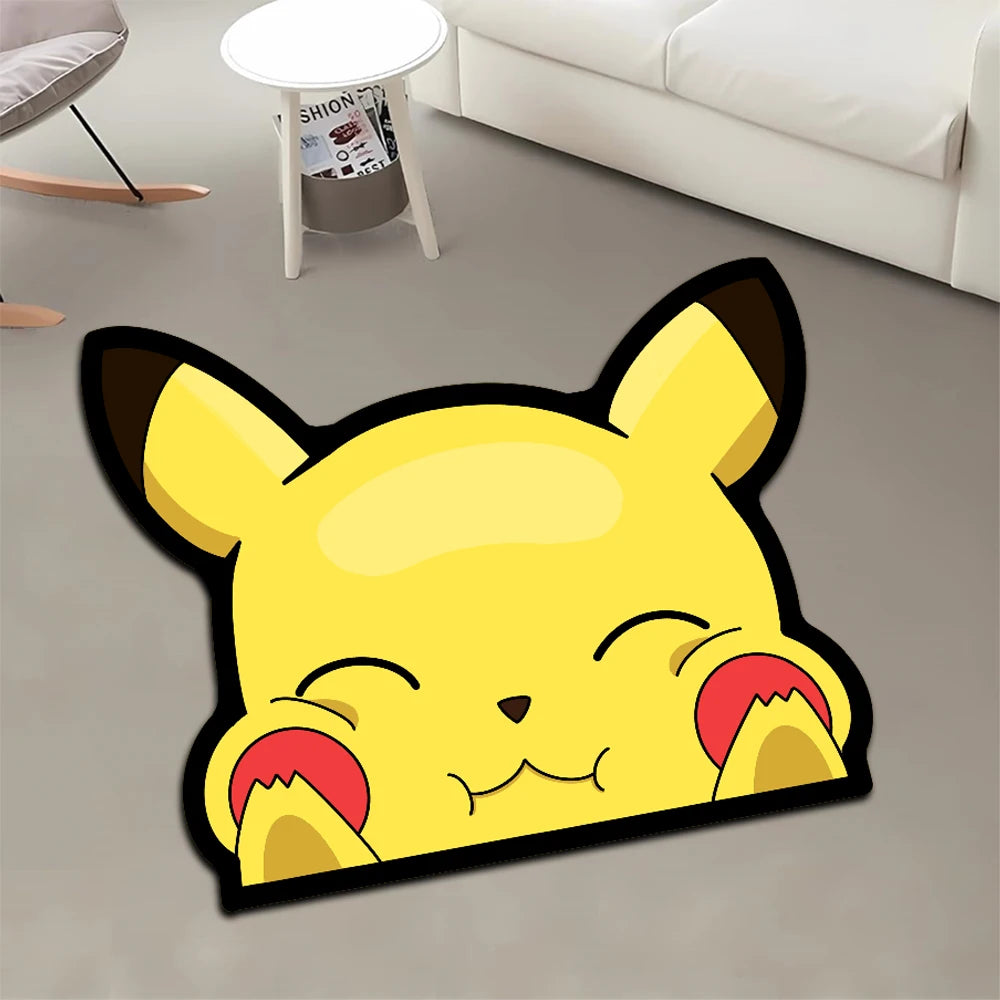 Area Rug Anime Pokémon Venusaur Greninja Charizard Pikachu Sylveon Charmander Customize Printed Carpet for Home Decor