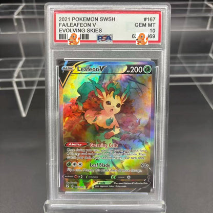 diy 1pcs pokemon PTCG PSA Jolteon Zekrom ex Shining Celebi Self Control Collect Signature Trading Flash Card Anime Cartoon Gift