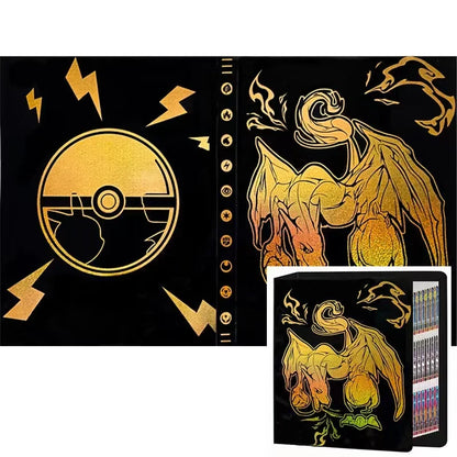 2024 Charizard Mewtwo Holder Binder Collections Folder Anime Card Protector Notebook for Pokemones Album 240/540Pcs Card Book