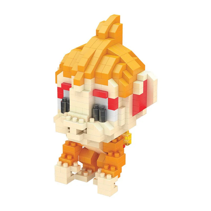Pokemon building blocks mini small micro deform construction bricks nano Toy pikahcu Charmander Togepi children kids boy Game