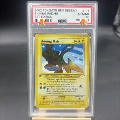 diy 1pcs pokemon PTCG PSA Jolteon Zekrom ex Shining Celebi Self Control Collect Signature Trading Flash Card Anime Cartoon Gift