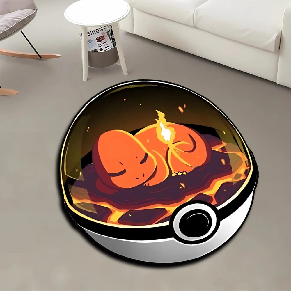 Area Rug Anime Pokémon Venusaur Greninja Charizard Pikachu Sylveon Charmander Customize Printed Carpet for Home Decor