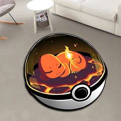 Area Rug Anime Pokémon Venusaur Greninja Charizard Pikachu Sylveon Charmander Customize Printed Carpet for Home Decor