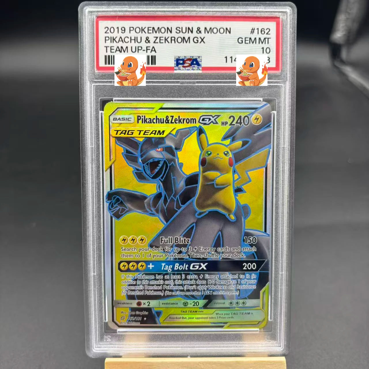 Diy 1pcs/set Pokemon PTCG PSA Pikachu Sableye&Tyranitar Ex Self Control Collect Signature Trading Flash Card Anime Cartoon Gift