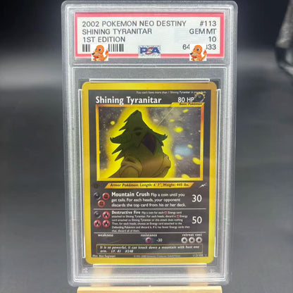 diy 1pcs pokemon PTCG PSA Jolteon Zekrom ex Shining Celebi Self Control Collect Signature Trading Flash Card Anime Cartoon Gift