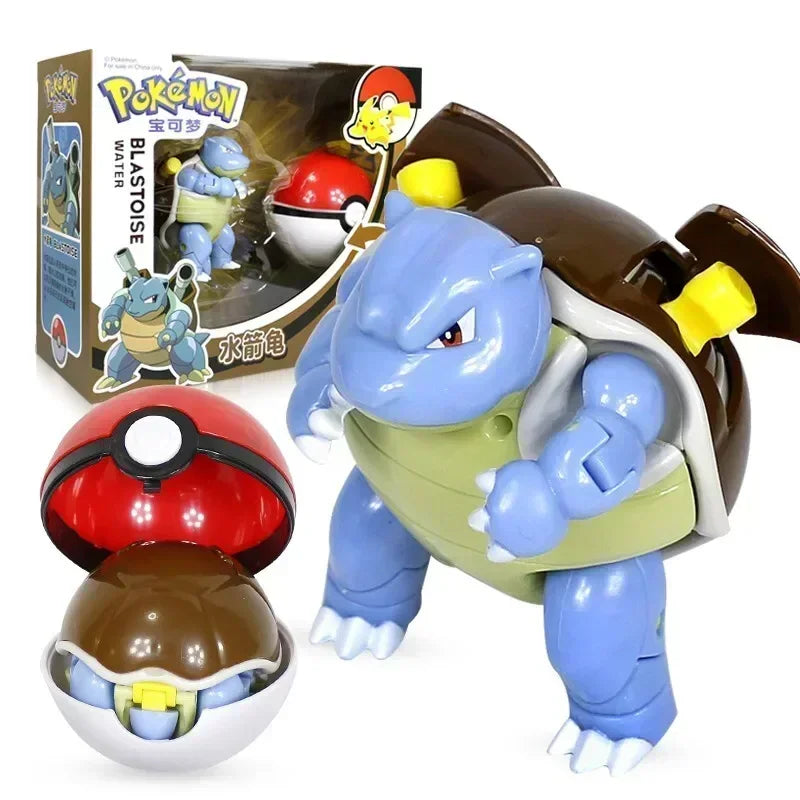 Genuine Pokemon Figure Ball Action Toy Mewtwo Venusaur Charizard Solgaleo Eevee Mewtwo Pikachu Box Pokeball Poke Ball Kids Gift
