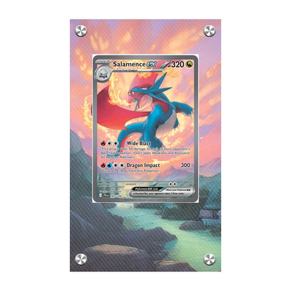 Pokemon Zekrom Reshiram Salamence Sv8 Milotic Durant Ceruledge Mew Extended Artwork Display Case Card Extended Art Stuck Brick