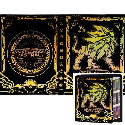 2024 Charizard Mewtwo Holder Binder Collections Folder Anime Card Protector Notebook for Pokemones Album 240/540Pcs Card Book