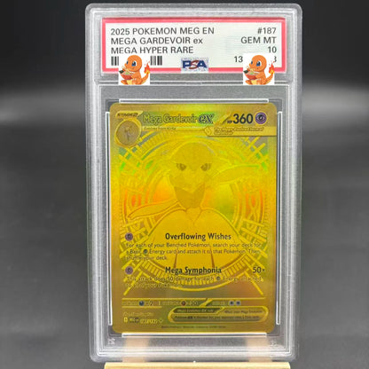 Diy 1pcs/set Pokemon PTCG PSA Pikachu Sableye&Tyranitar Ex Self Control Collect Signature Trading Flash Card Anime Cartoon Gift