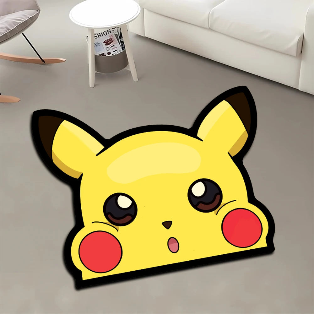 Area Rug Anime Pokémon Venusaur Greninja Charizard Pikachu Sylveon Charmander Customize Printed Carpet for Home Decor