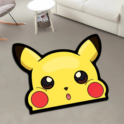 Area Rug Anime Pokémon Venusaur Greninja Charizard Pikachu Sylveon Charmander Customize Printed Carpet for Home Decor