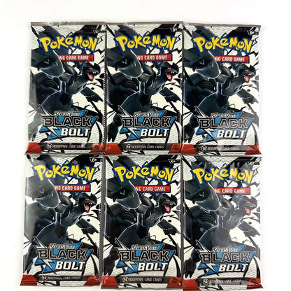 10/20Pcs English Black Bolt White Flare Pokemon Card classics Booster pokemon cards Battle Transaction Gifts