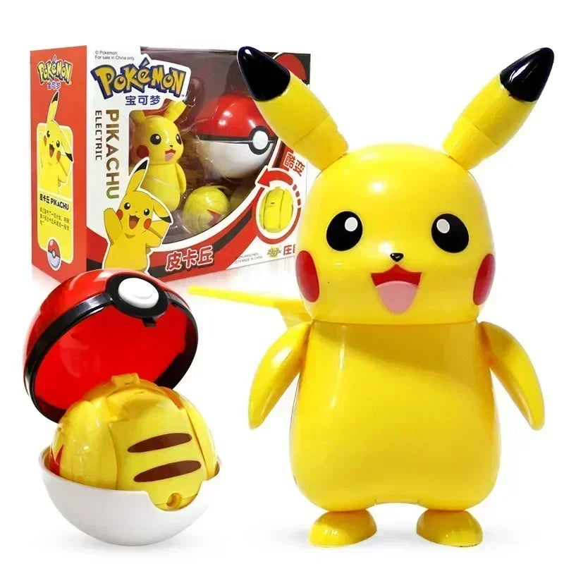 Genuine Pokemon Figure Ball Action Toy Mewtwo Venusaur Charizard Solgaleo Eevee Mewtwo Pikachu Box Pokeball Poke Ball Kids Gift