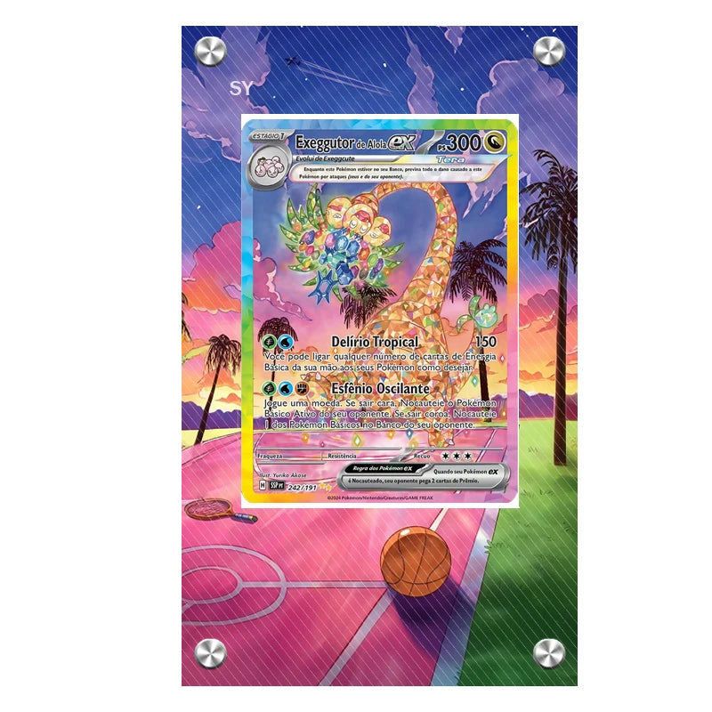 Pokemon Zekrom Reshiram Salamence Sv8 Milotic Durant Ceruledge Mew Extended Artwork Display Case Card Extended Art Stuck Brick