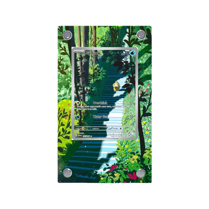 Entei Gastly Psyduck Dragonite Pokemon Acrylic Extended Painting Stuck Brick Anime Classics Game Collection Card Display Stand