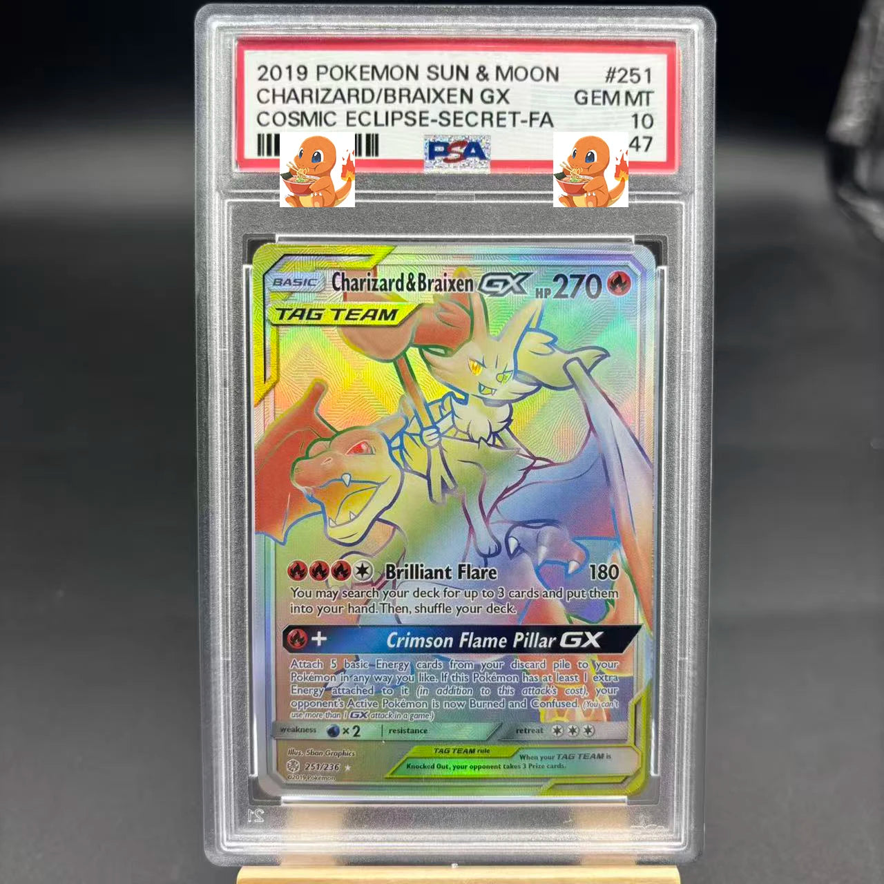 Diy 1pcs/set Pokemon PTCG PSA Pikachu Sableye&Tyranitar Ex Self Control Collect Signature Trading Flash Card Anime Cartoon Gift