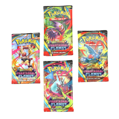 360Pcs English Pokémon TCG: Mega Evolution Phantasmal Flames Booster Box Pokemon trade card 36 Pack Box