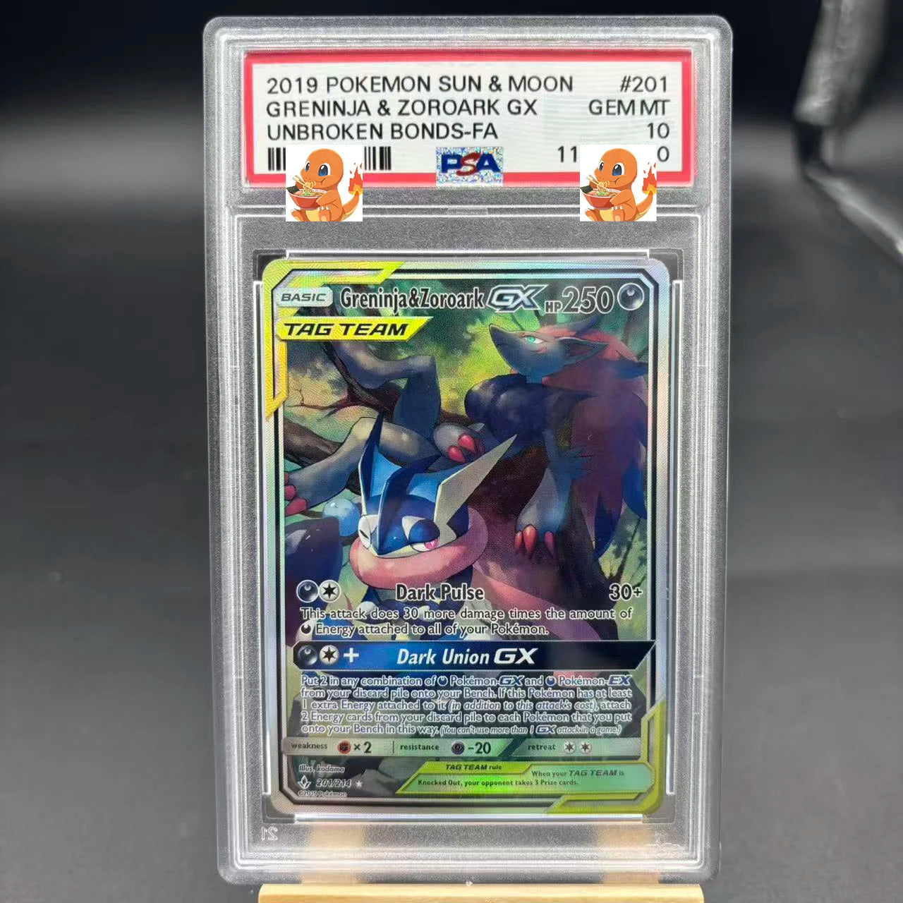 Diy 1pcs/set Pokemon PTCG PSA Pikachu Sableye&Tyranitar Ex Self Control Collect Signature Trading Flash Card Anime Cartoon Gift