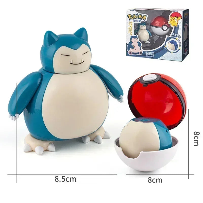 Genuine Pokemon Figure Ball Action Toy Mewtwo Venusaur Charizard Solgaleo Eevee Mewtwo Pikachu Box Pokeball Poke Ball Kids Gift