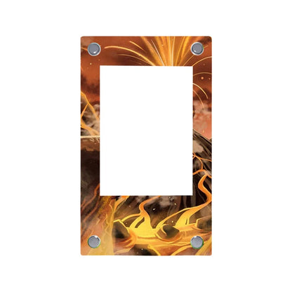 Entei Gastly Psyduck Dragonite Pokemon Acrylic Extended Painting Stuck Brick Anime Classics Game Collection Card Display Stand