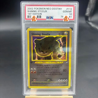 diy 1pcs pokemon PTCG PSA Jolteon Zekrom ex Shining Celebi Self Control Collect Signature Trading Flash Card Anime Cartoon Gift