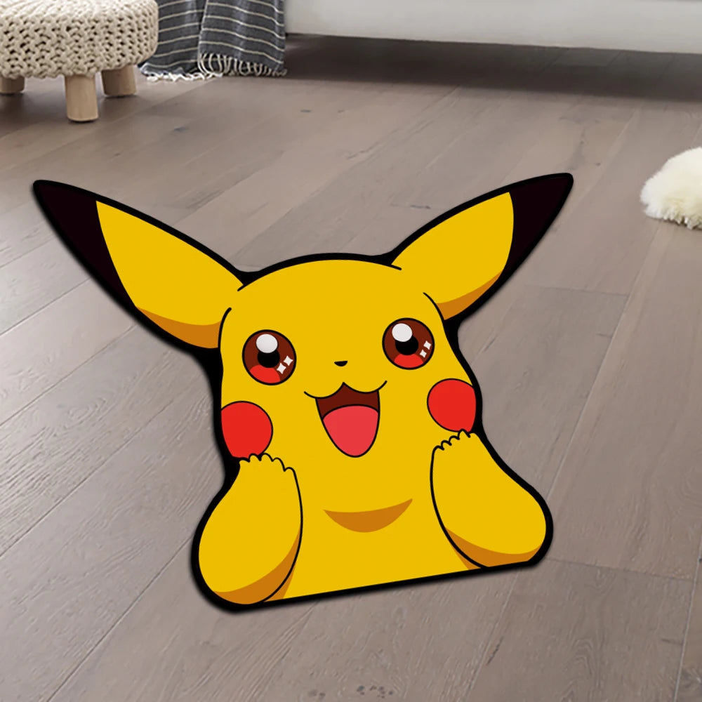 Area Rug Anime Pokémon Venusaur Greninja Charizard Pikachu Sylveon Charmander Customize Printed Carpet for Home Decor