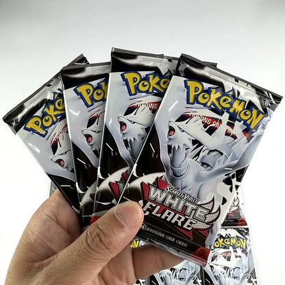 10/20Pcs English Black Bolt White Flare Pokemon Card classics Booster pokemon cards Battle Transaction Gifts